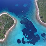 Krknjasi islands of the Blue Lagoon Split